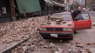 Disaster Zone - Seattle's  Old Buildings in an Earthquake