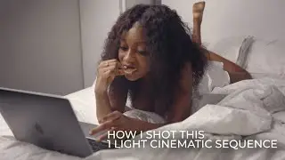 HOW I LIT & SHOT THIS SHORT CINEMATIC SEQUENCE with ONE APUTURE 300d MK II | Filming on Canon EOS R6