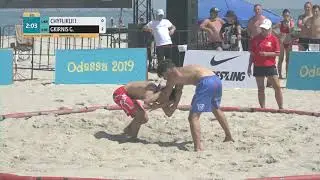 Round 2 Men's BW - 70 kg: I. CHYFLIKLII (UKR) v. G. GKIRNIS (GRE)