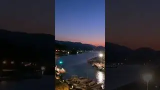 18 hours in 9 seconds. Sunset and sunrise in Italy