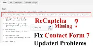 How to Fix Contact Form 7 ReCaptcha Checkbox | Update Problem