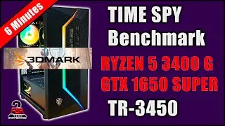 GTX 1650 Super | AMD Ryzen 5 3400G | 3DMARK Time Spy Benchmark | Testing | TR-3450 Gaming PC