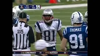 Randy Moss Amazing One Handed Catch vs Colts (2007)