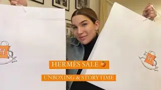 Herm&egrave;s SALE Switzerland unboxing & storytime 🍊| Leyla Hajrovic