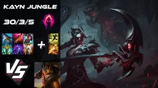 JUNGLE Kayn vs Jarvan IV - NA Grandmaster Patch 25.S2.5