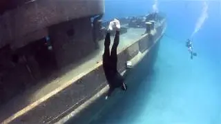 No fins freedive