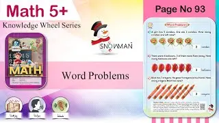 Math 5+ Knowledge Wheel Series | Page No 93 | Word Problems | Math Prep Class
