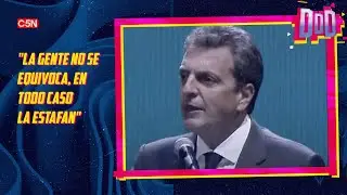 REAPARECIÓ Sergio Massa: 