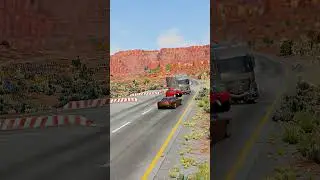 Realistic Highway Car Crashes #76