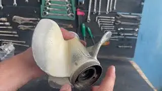 Como saber a hora certa de trocar o hélice do seu motor de popa !