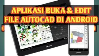 Tutorial Autocad Versi Android // Buka dan Edit File DWG Di Ares Touch