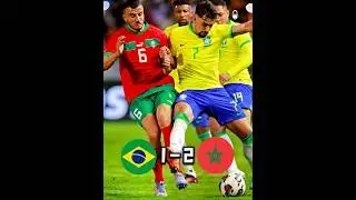 Brazil thought it was Easy ... Morocco had other plans 🇲🇦🔥