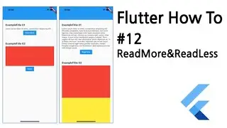 Flutter HowTo 12. ReadMore And ReadLess