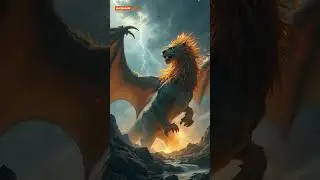 Lion vs Dragon : Epic AI Hybrid Battle! 🦁🐉The Ultimate AI HybridAnimalBattle #trendingnow
