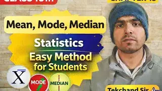 Mean, Mode & Median in One Shot | Class 10 Statistics Chapter 13 | Easy Method