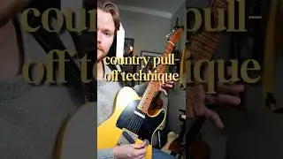 How to play fast and twangy country pull-off licks