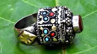 Handmade Afghan Kuchi Tribal Ethnic Hippie Festival Vintage Bohemian Boho Gypsy Turkmen Jewelry