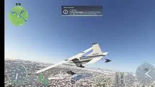 Cessna 185 on the snow ( Microsoft flight simulator 2024)