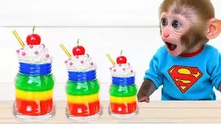 Monkey Bon Bon and the Magic Wand Story : From ice Cream Stand to Giant Ice Cream - MONKEY BON BON