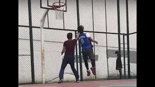 Sokak Basketbolu CANER TEKE TEK BURAK a ATTIĞI BASKETLER 08.1112017