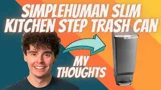 Simplehuman 40 Liter / 10.6 Gallon Slim Kitchen Step Trash Can (Review)