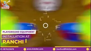 Outdoor Playground Equipment installed in Ranchi, India @Kidzlet