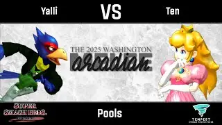 Yalli (Falco) vs Ten (Peach) - Melee Pools -  WA Melee Arcadian 2025