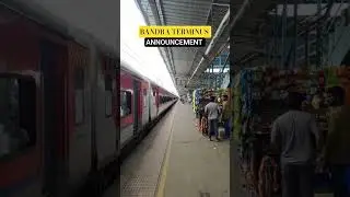 Train Announcement at Bandra Terminus, Mumbai | Paschim Express | Nostalgia Tune 📢