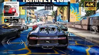Racing Master Gameplay 4k Max Graphics Bugatti Chiron 15