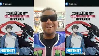 Solo Leveling may collab with Fortnite this season?????