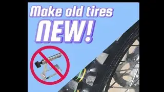 Multi-tool dirtbike tire cutter!!!! Make old tires like new!