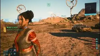 Cyberpunk 2077 Helping Panam to piss Saul