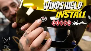 Klock Werks windshield install 2024 street glide and an Advan Black ST fairing BLD OFF E16