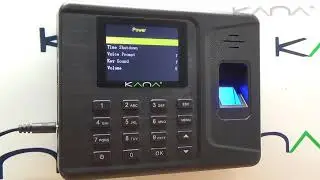 Cara Pengaturan Time Sleep KANA SF 800 fingerprint Mesin Absensi