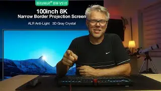 Csod&aacute;t tesz? BlitzWolf BW-VS10 projektor v&aacute;szon teszt &eacute;s bemutat&oacute;