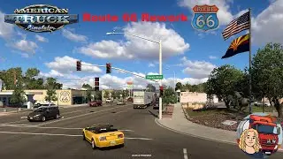 American Truck Simulator (1.58 Beta) Update 1.58 my First Delivery to Route 66 Rework + DLC's & Mods