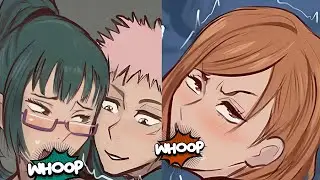 Sukuna pets Nobara and Maki | Jujutsu Kaisen | Comic Dub
