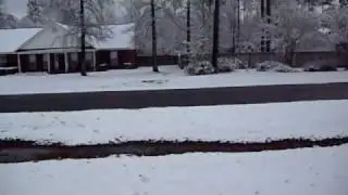 Rare Winter Event- Statesboro, Georgia