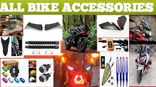 Accessories All Bike || All New Bikes Accessories | Motorcycle Accessorie's To Buy Online 🚚