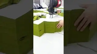 High Layer Fabric Cutting in Garments #highlayer #fabriccutting #garments