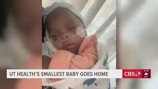 Baby weighing 15 oz overcomes odds, leaves UT Health East Texas after 6-month fight