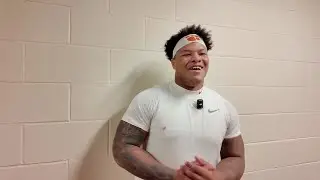 Clemson defensive tackle Peter Woods post game following huge 41-10 win over Boston College