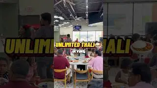 Unlimited thali in dallas || #southindianfood #thali