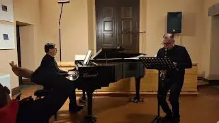 Saint-Saëns sonata op 167 - II tempo - Duo Sonarte Clarinetto Enzo Toscano Pf Francesco Prisinzano