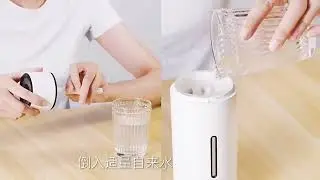 260ML Wireless Air Humidifier USB Aromatherapy Diffuser 1000mAh Rechargeable Bat