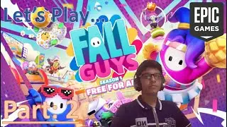 Playing Fall Guys for the first time!!! Part: 2 | Playing a match with 
