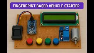HVS-4297. Fingerprint Based Vehicle Starter #FingerprintVehicleAccess #biometricsecurity #arduino