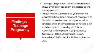 KENYA DEMOGRAPHIC HEALTH SURVEY 2022 RESULTS
