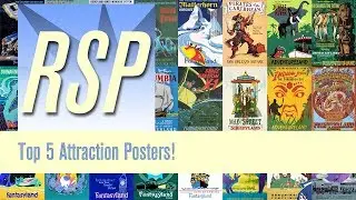 Top 5 Attraction Posters!