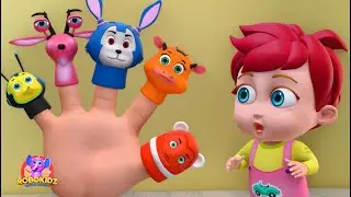 Finger Family Song with Robots | Nursery Rhymes & Kids Songs | Happy Tots Preschool